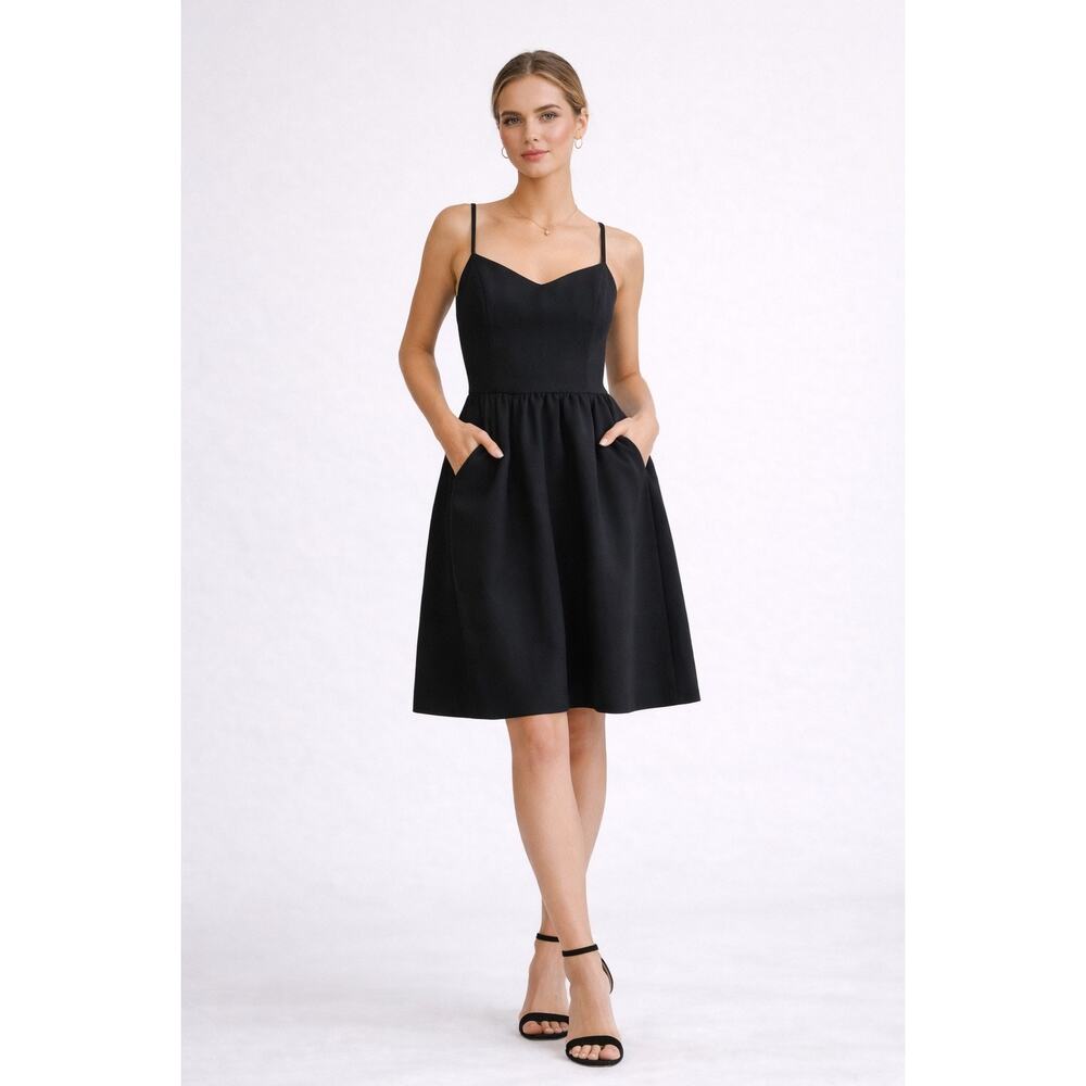 Ralph Lauren Purple Label Black Spaghetti Strap Mini Dress